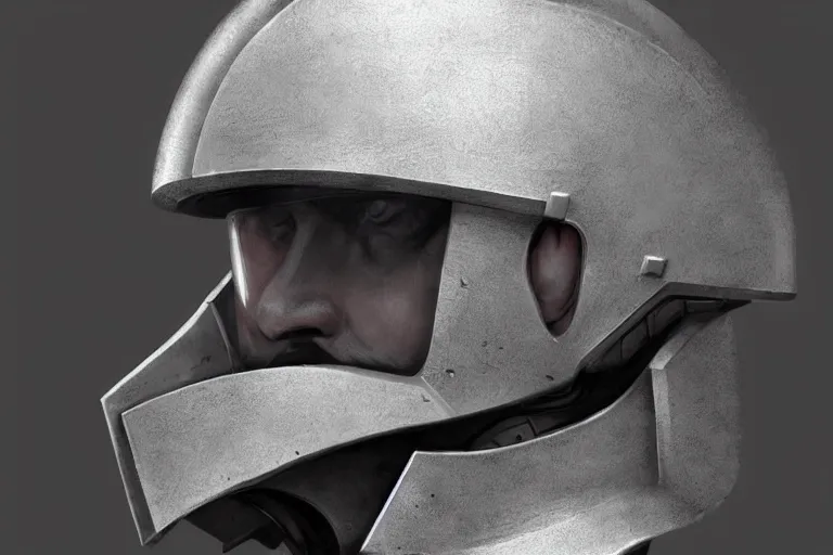 Image similar to cybernetic empire soldier in minimalistic helmet, dieter rams, image, elegant, highly detailed, sharp focus, illustration, beautiful, geometric, trending on artstation, battlefield, cinematic, artwork by wlop