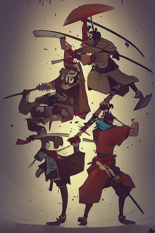 Image similar to samurai duel by mark zug, willian murai and cory loftis