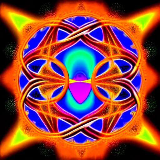 Image similar to dmt ego of death, over sacred geometry psychedelic hallucination, 8 k, high quality