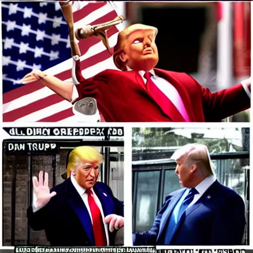 Image similar to donald trump playing with himself