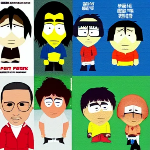 Image similar to jackie chan, in the style of south park