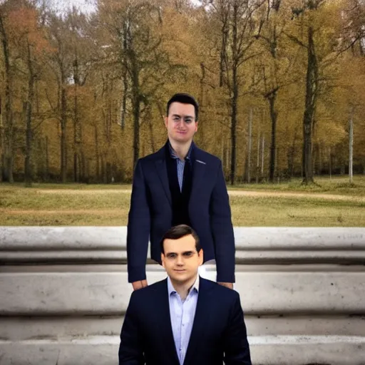 Image similar to Beautiful Portrait Photograph of Ben Shapiro in Poland