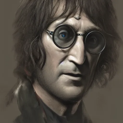 Prompt: john lennon as jack the ripper, ultra realistic, concept art, intricate details, highly detailed, photorealistic, octane render, 8 k, unreal engine, art by frank frazetta, simon bisley, brom