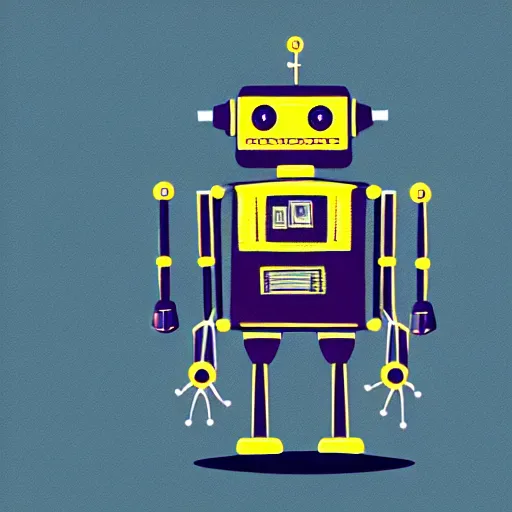 Prompt: robot, scientific illustration