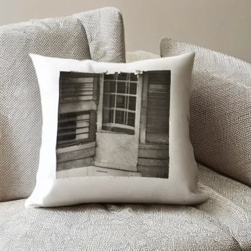 Image similar to photo of a creepy pillow