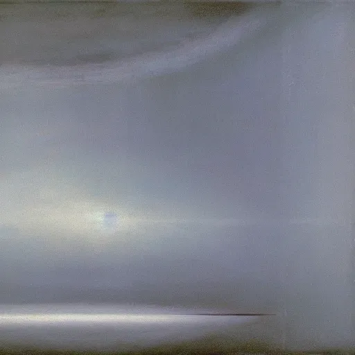 Image similar to the abstract painting'arctic void ', by caspar david friedrich, by rothko