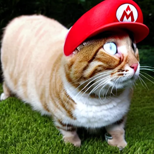 Image similar to mario as cat peach