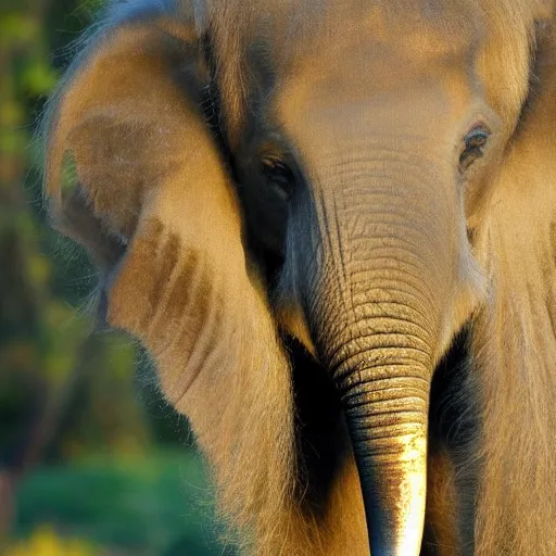 Image similar to wooly long haired asian elephant hd nature photography