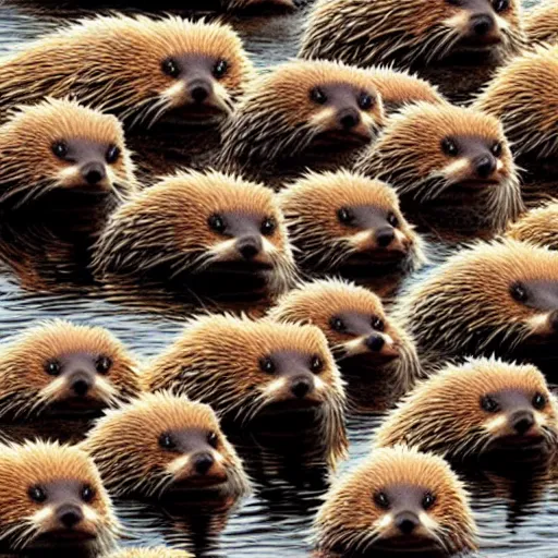 Prompt: endless parallel universe full of beavers