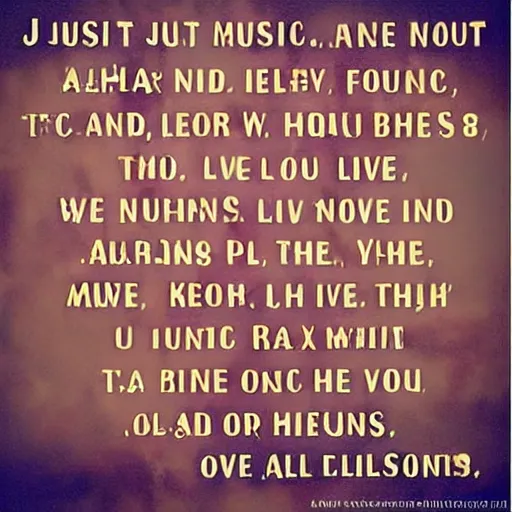 Prompt: just not caring. listen music. love is for someone else. relax and live.