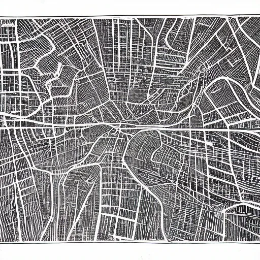 Image similar to a sharpie drawing of every road in the world, cartography, 2 0 2 2