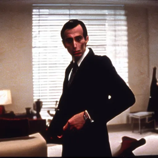 Image similar to Eric Zemmour in American Psycho (1999)