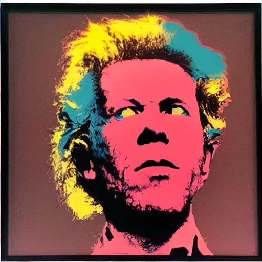 Image similar to tom waits by warhol