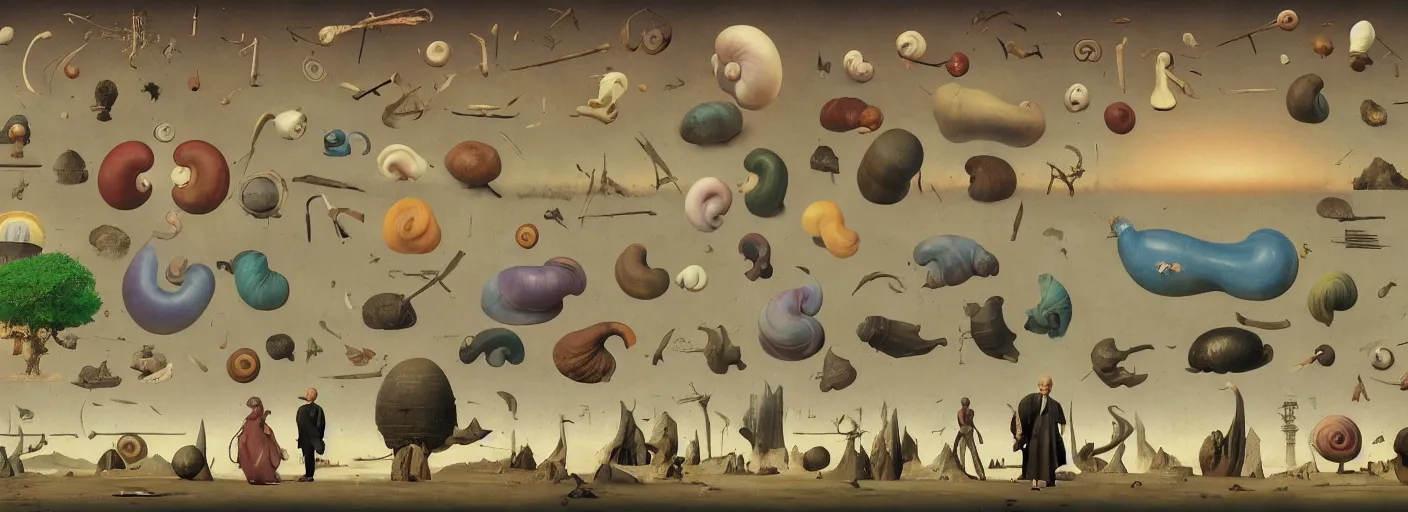 Image similar to surreal colorful single! clay snail rpg prop reference sheet white! background concept art anatomy, very coherent and colorful high contrast masterpiece by norman rockwell franz sedlacek hieronymus bosch dean ellis simon stalenhag rene magritte gediminas pranckevicius, dark shadows, sunny day, hard lighting,