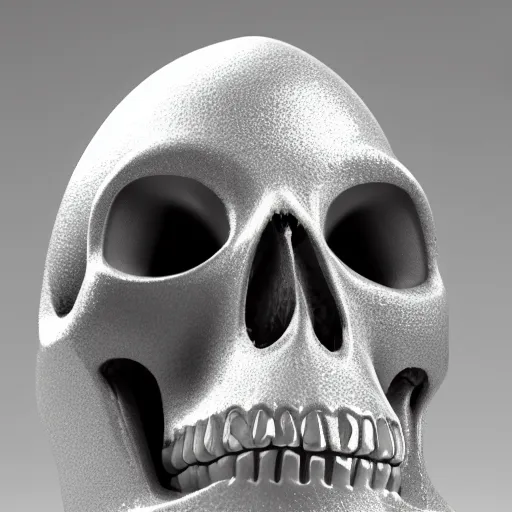 Image similar to white alien shiny crystal skull created by gems, environmental key art, octane render, weta digital, micro details, substance textures, ray trace 8 k, photorealistic, chrome, dslr, unreal