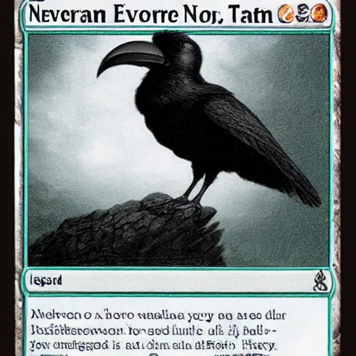 Prompt: nevermore