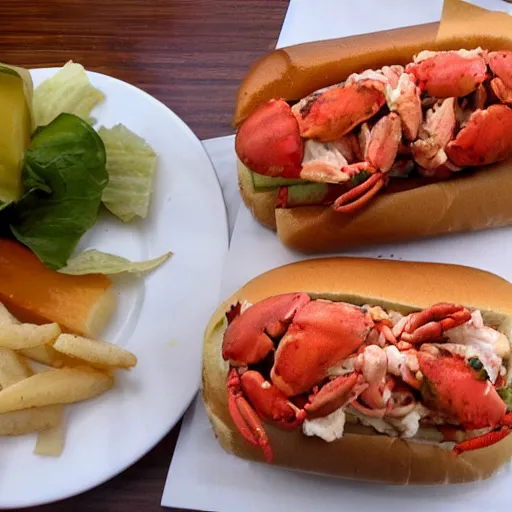 Image similar to lobster roll food