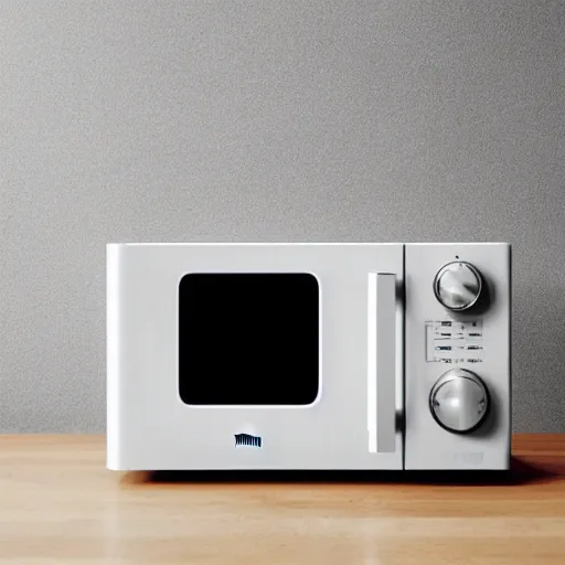 The Braun microwave, designed by Dieter Rams, is the, Stable Diffusion