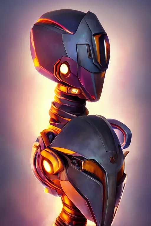 Image similar to epic mask helmet robot ninja portrait stylized as fornite style game design fanart by concept artist gervasio canda, behance hd by jesper ejsing, by rhads, makoto shinkai and lois van baarle, ilya kuvshinov, rossdraws global illumination radiating a glowing aura global illumination ray tracing hdr render in unreal engine 5