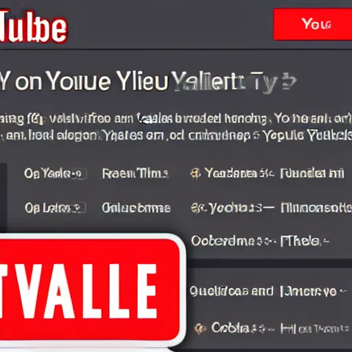 Prompt: youtube value select