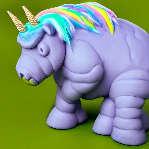 Image similar to photo of a unicorn tardigrade