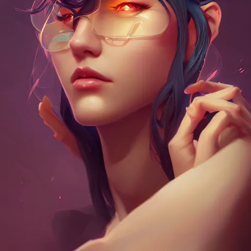 Image similar to a portrait of a beautiful woman, art by lois van baarle and ross tran and sam yang and wlop and artgerm, digital art, highly detailed, intricate, sharp focus, Trending on Artstation HQ, deviantart, unreal engine 5, 4K UHD image