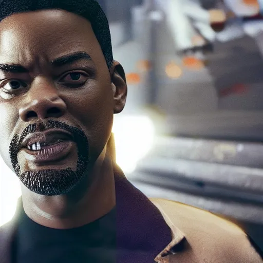 Prompt: chris rock slapping will smith, shadow harsh lights, dramatic scene, hyper detailed, digital art, trending in artstation, cinematic lighting, studio quality, smooth render, unreal engine 5 rendered, octane rendered