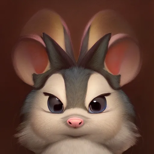 Prompt: portrait character design a cute feathered mouse, style of maple story and zootopia, portrait studio lighting by jessica rossier and brian froud and gaston bussiere