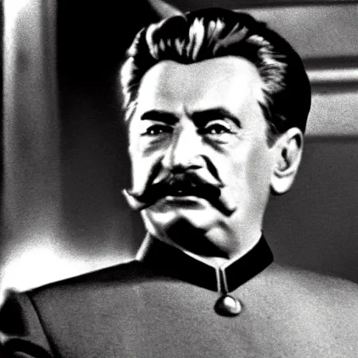 Image similar to A still of Stalin in Star Trek