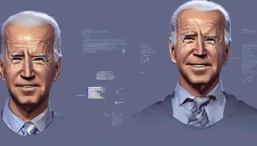 Image similar to Young version of Joe Biden, hyperdetailed, artstation, cgsociety, 8k