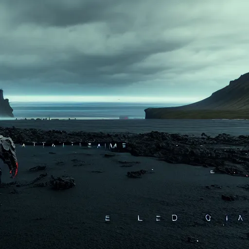 Prompt: deathstranding landscape, iceland landscape, ultra realistic, art by hideo kojima, artstation, concept art, decima engine