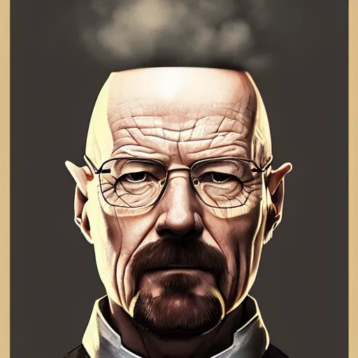 Image similar to walter white in the style of europa universalis iv, fantasy, portrait, highly detailed, digital painting, trending on artstation, concept art, sharp focus, illustration, art by artgerm and greg rutkowski and magali villeneuve