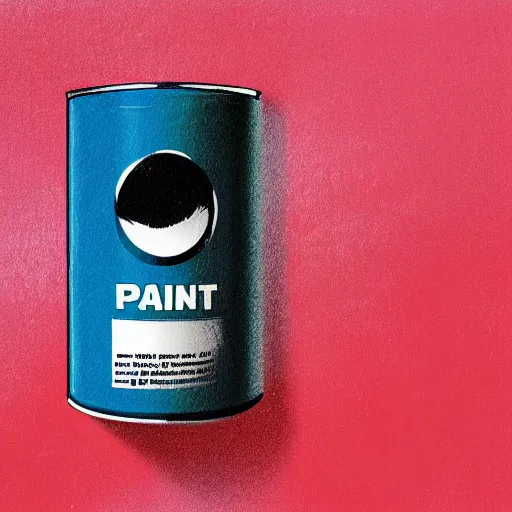 Image similar to can of paint, minimal, modern