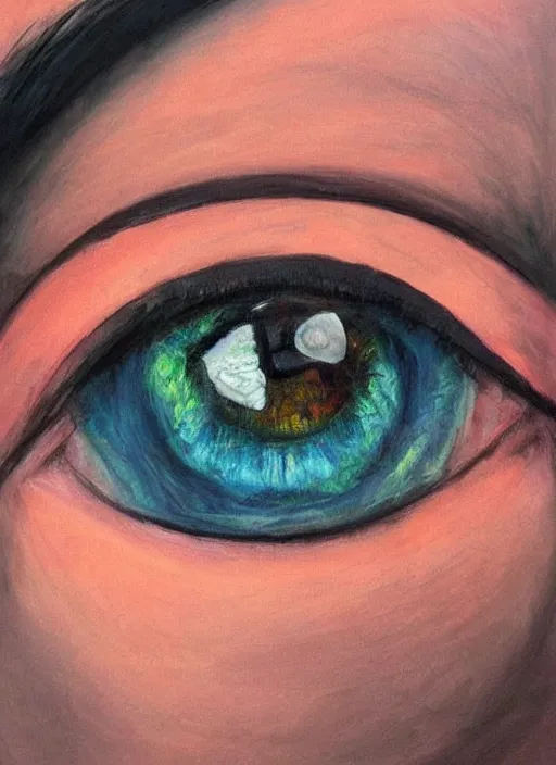 Prompt: portrait of a stunningly beautiful eye, art multuplied by art