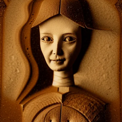 Prompt: tintype vintage photograph medium shot portrait of a beautiful female jointed handmade wooden art doll, made of wood!!!!!, by agostino arrivabene, by fernand khnopff, volumetic lighting, rendered in octane, photography, photorealistic, detailed