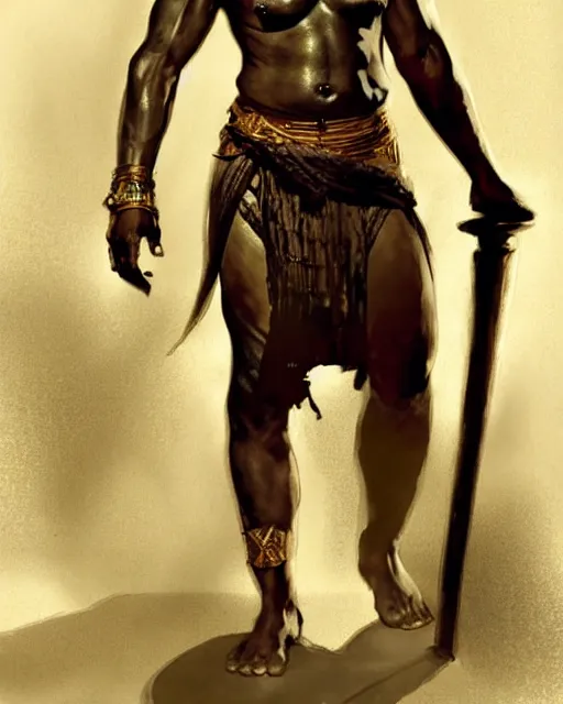 Black Tribal Warrior Harem Pants