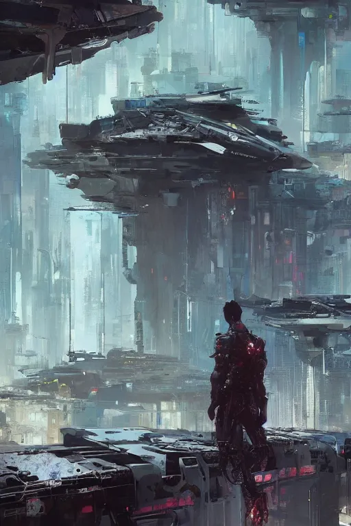 Image similar to the observer overlooking a desolate metropolis, mystic, unsettling, containment pod, creepy, trending on artstation, professional illustration by wadim kashin