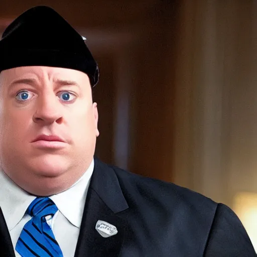 Prompt: mike myers as kevin james in paul blart : mall cop, movie still