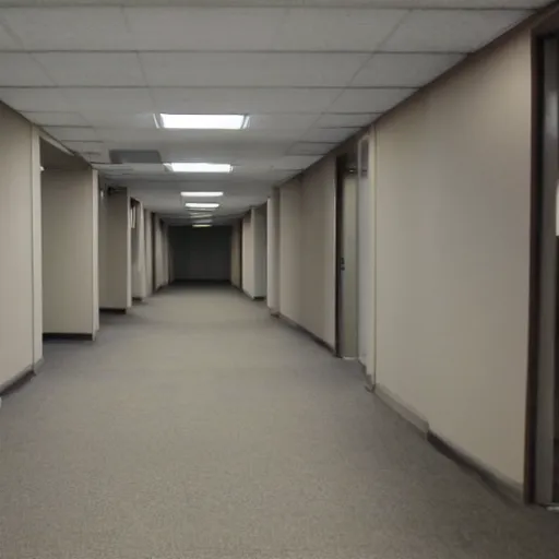 Image similar to an empty office hallway, craigslist photo