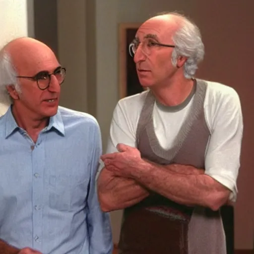 Prompt: larry david is a baby