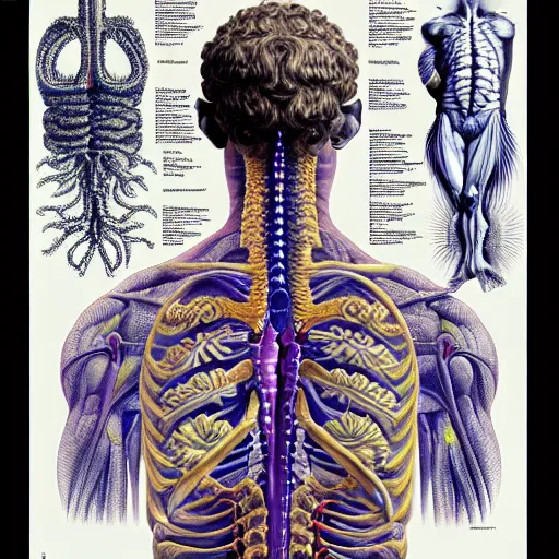 Prompt: mark zuckerberg anatomy by ernst haeckel, masterpiece, vivid, very detailed