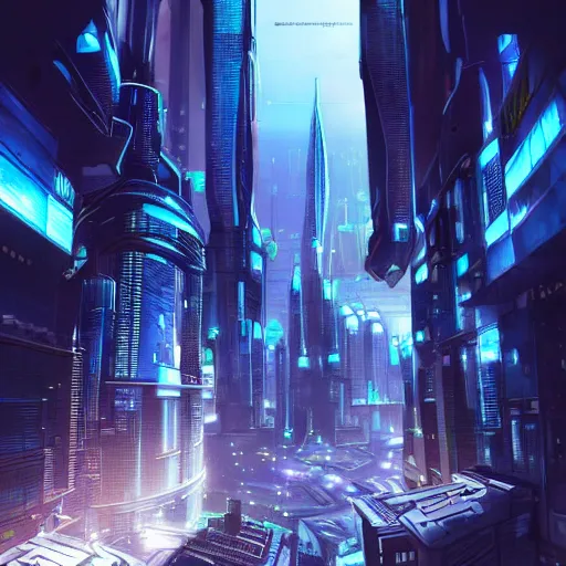 Prompt: a futuristic city, cyber punk