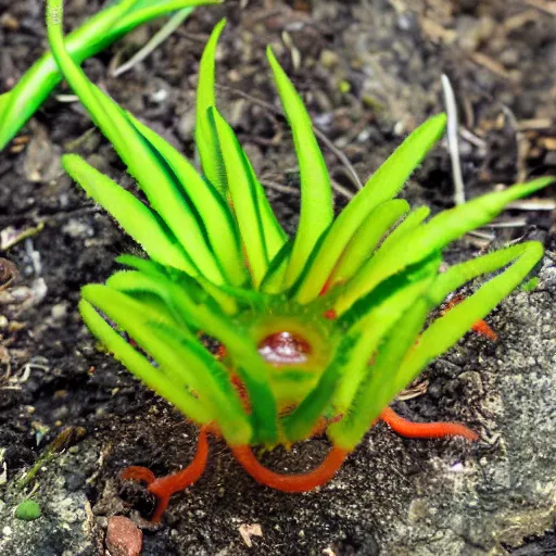 Prompt: a new species of carnivorous plant