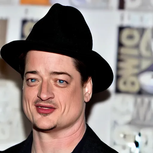 Image similar to brendan fraser with a hat