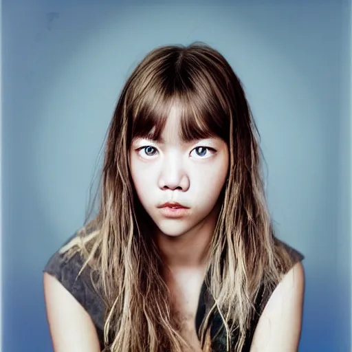 Image similar to Portrait of Lalisa Manoban by Martin Schoeller