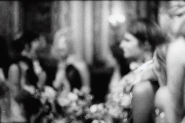 Image similar to candid close up of a guest at a party at the great gatsby's house, grainy, tri - x 4 0 0 tx