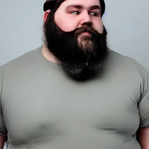 Image similar to fat bearded vlad savelyev