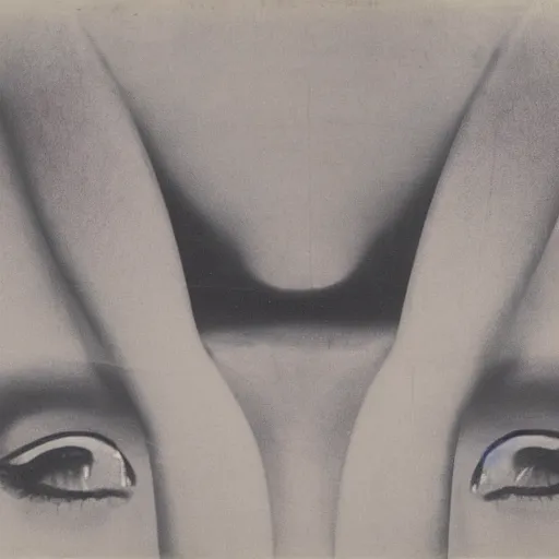 Image similar to The ‘Naive Oculus’ by Man Ray, auction catalogue photo (early rayograph), private collection, dromoscoped