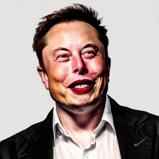 Image similar to a surprised elon musk as a youtube influencer reacting to a potato, highly detailed, photography, 4 k, cinematic lighting