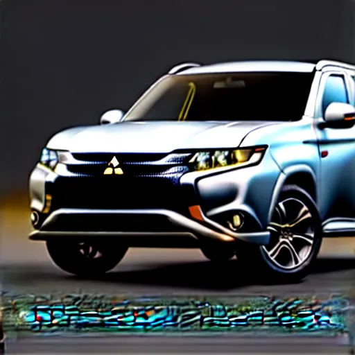 Image similar to mitsubishi outlander, ultra realistic, intricate details, highly detailed, photorealistic, octane render, 8 k, unreal engine.